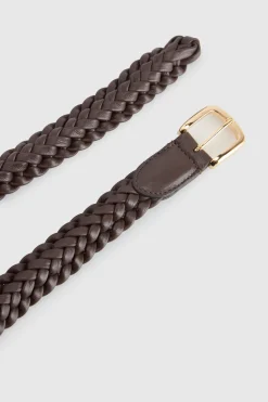 Allegra SM Leather Weave Belt