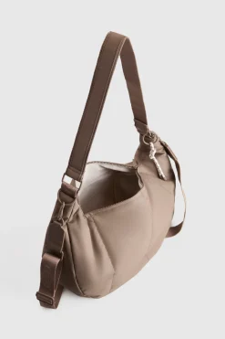 Coated Crescent Sling Bag