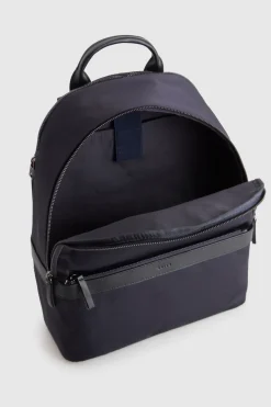 Finn Nylon/Leather Trim Backpack
