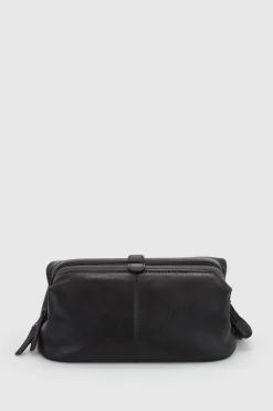 Flynn Leather Washbag