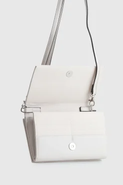 Jacquard Flap Crossbody Bag
