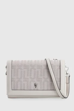 Jacquard Flap Crossbody Bag