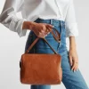 Maya Leather Crossbody Bag