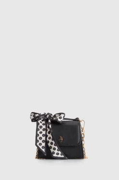 Micro Scarf Top Handle Bag