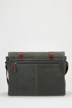 Noah Canvas/Lea Trim EW Satchel