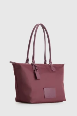 Noosa Leather Trim Tote Bag
