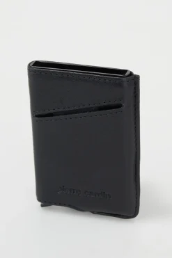 PC RFID Leather Pop Up CC Holder