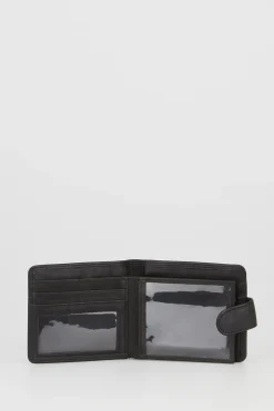 PC RFID Leather Wallet & Belt Gift Set