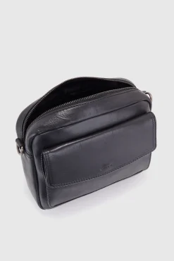 Pia Leather Crossbody Bag