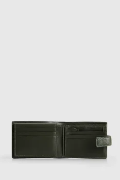 RFID Ellis Leather Tab Wallet