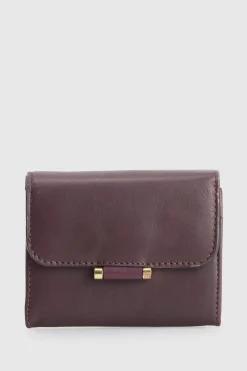 RFID Iris Leather Small Wallet
