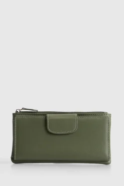 RFID Leather Medium Slim Purse