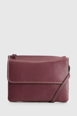 RFID Maya Leather Small Crossbody