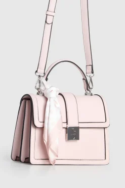 Scarf Top Handle Bag