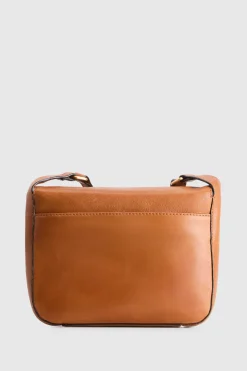 Sofia Leather Flap Crossbody Bag